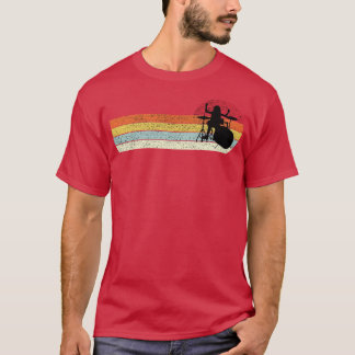 Drummer Retro Style Drum Player 1 T-Shirt