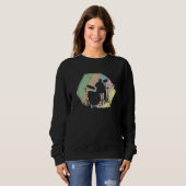 Drummer Retro Sweatshirt (Vorne ganz)