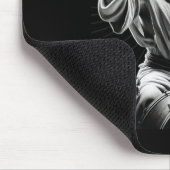 Drummer Rock Jesus Trommeln Mousepad (Ecke)