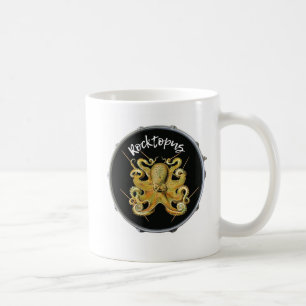 Drummer-Rocktopus-Octopus-Tasse Kaffeetasse
