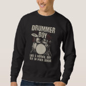 Drummer| Schlagzeug Sweatshirt (Vorderseite)