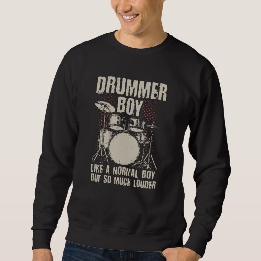 Drummer| Schlagzeug Sweatshirt (Vorderseite)