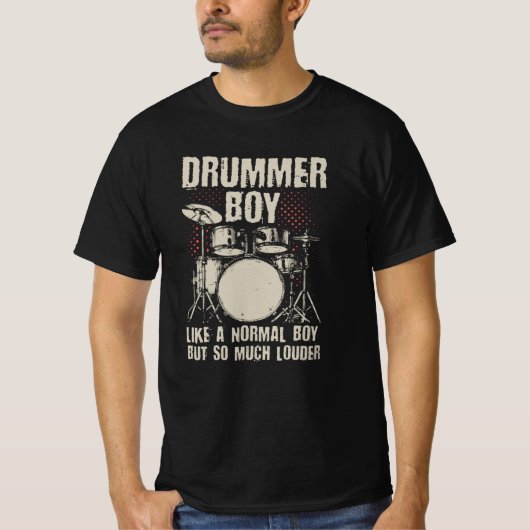 Drummer| Schlagzeug T-Shirt (Vorderseite)