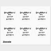 Drummer sind Besser Banger Funny Stickers (Blatt)