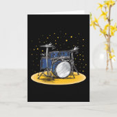 Drummer sind die besten karte (Gelbe Blume)
