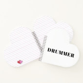 Drummer Spiralheft Notizblock (Innenseite)