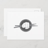 Drummer Stick Postkarte (Vorne/Hinten)