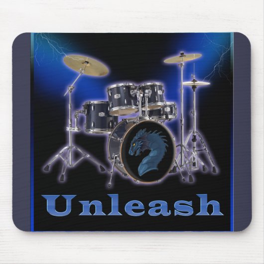 Drummer T - Shirt Mousepad (Vorne)