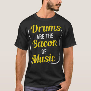 Drummer-Trommeln sind das Becken der Musik T-Shirt