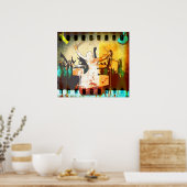 Drummer Typ, Copyright karen J Williams Poster (Küche)