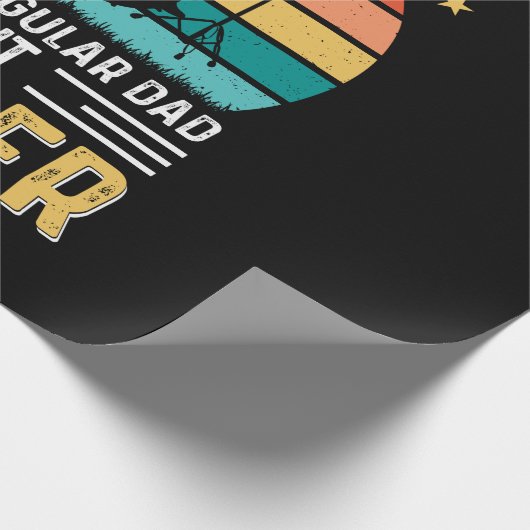 Drummer Vater Geschenkpapier (Ecke)