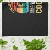 Drummer Vater Geschirrtuch (Gefaltet)