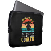 Drummer Vater Laptopschutzhülle (Vorne Rechts)