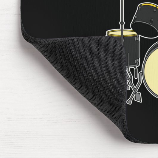 Drummer Vater Mousepad (Ecke)