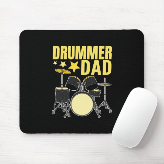 Drummer Vater Mousepad (Mit Mouse)