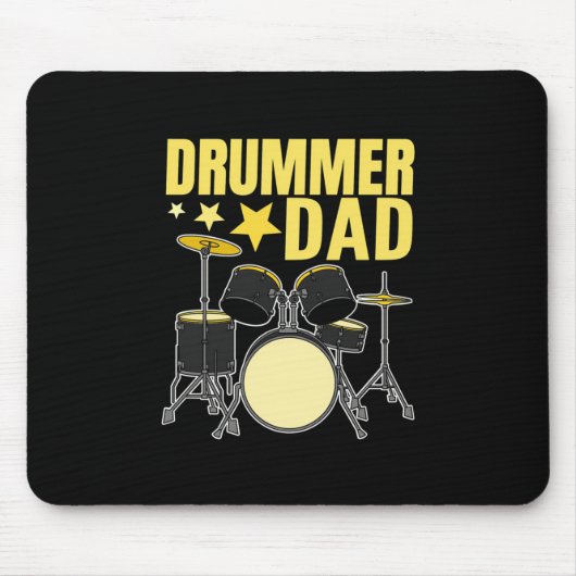 Drummer Vater Mousepad (Vorne)