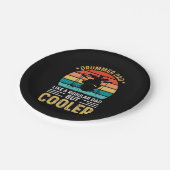 Drummer Vater Pappteller (Schrägansicht)