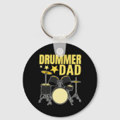 Drummer Vater Schlüsselanhänger (Vorderseite)