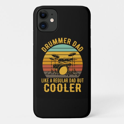 Drummer Vater wie ein regelmäßiger Vater, aber Coo Case-Mate iPhone Hülle (Rückseite)