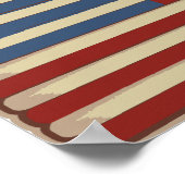 Drummer Vintag Poster (Ecke)