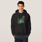 Drummer Watercolor Drummer Musiker Drumsticks Hoodie (Vorne ganz)