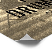 Drummer Zone Drum Kit Musik Druck Poster drucken (Ecke)