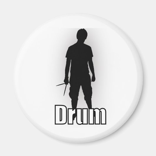 Drummerdesign Magnet (Vorne)
