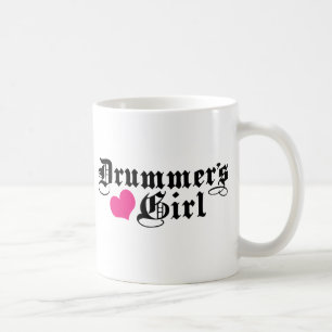 Drummermädchen Kaffeetasse