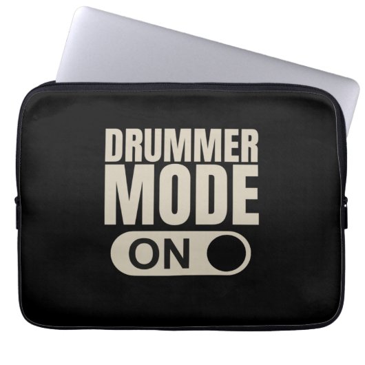 Drummermodus eingeschaltet laptopschutzhülle (Vorderseite)