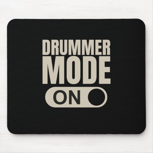 Drummermodus eingeschaltet mousepad (Vorne)