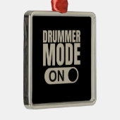 Drummermodus eingeschaltet ornament aus metall (Rechts)