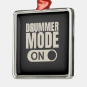 Drummermodus eingeschaltet ornament aus metall (Links)