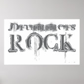 Drummers Rock Poster (Vorne)