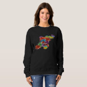 Drummers rocks on Drum and Drumsticks for Drummer  Sweatshirt (Vorne ganz)