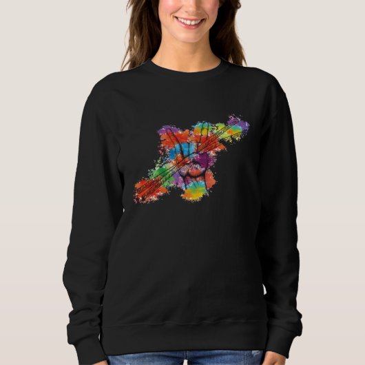 Drummers rocks on Drum and Drumsticks for Drummer  Sweatshirt (Vorderseite)