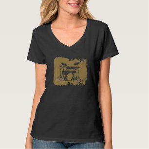 Drumming Drum Set Vintag für Drummer und Percussi T-Shirt