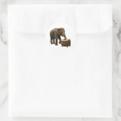 Drumming Elephant Sticker (Tasche)