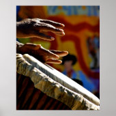 Drumming Hands Poster (Vorne)