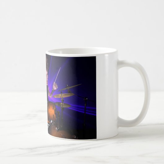 Drumming mit der Lasers-Tasse Kaffeetasse (Rechts)