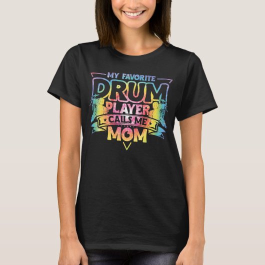 Drumming Player Apparel Drummer Quote Drumset für T-Shirt (Vorderseite)