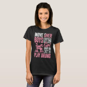 Drumming Player Apparel Drummer Quote Drumset für T-Shirt (Vorne ganz)