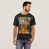 Drumming Player Apparel Drummer Quote Drumset für T-Shirt (Vorne ganz)