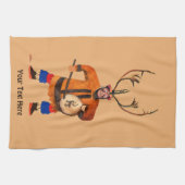 Drumming Shaman Geschirrtuch (Horizontal)