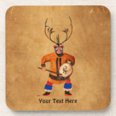 Drumming Shaman Getränkeuntersetzer (Vorderseite)