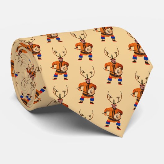 Drumming Shaman Krawatte (Gerollt)