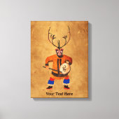 Drumming Shaman Leinwanddruck (Vorderseite)