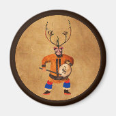 Drumming Shaman Magnet (Vorne)