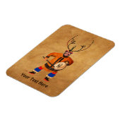 Drumming Shaman Magnet (Linke Seite)