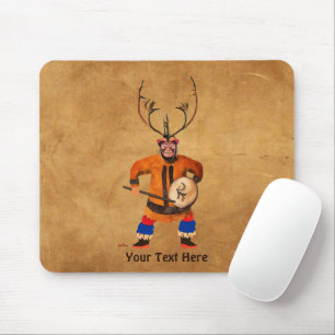 Drumming Shaman Mousepad