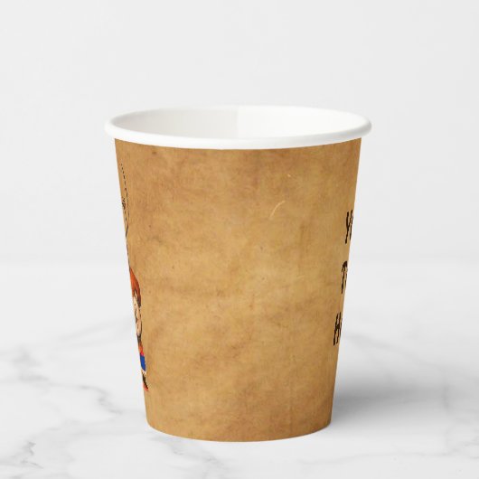 Drumming Shaman Pappbecher (Links)